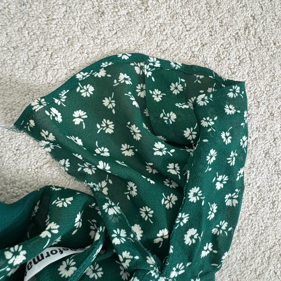 Reformation Lucky Ditsy Floral Wrap Dress Size M - Picture 13 of 13